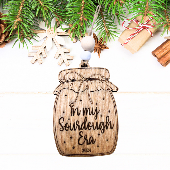 In My Sourdough Era 2024 Starter Jar Ornament