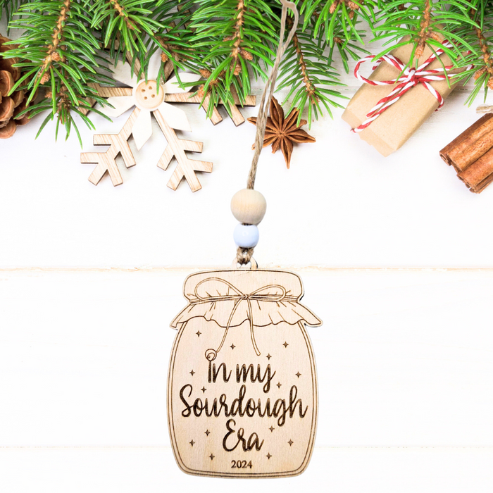 In My Sourdough Era 2024 Starter Jar Ornament