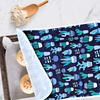 Eco-friendly, reusable non-stick Cookie sheet pan proofing cover / dish cover in a cactus print, perfect for covering dough while proofing and keeping dough moist while proofing.