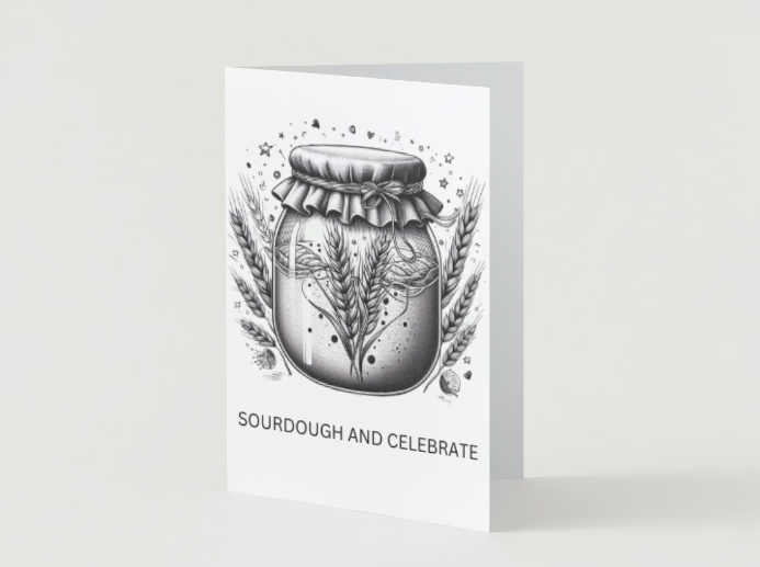 Bread Pun Greeting Card by Summit Sourdough - Sourdough and Celebrate | Blank Inside