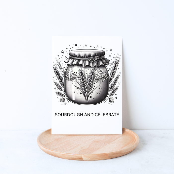 Bread Pun Greeting Card by Summit Sourdough - Sourdough and Celebrate | Blank Inside