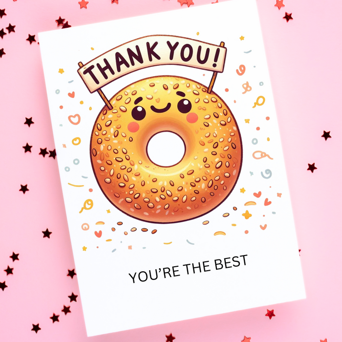 Bread Pun Greeting Card by Summit Sourdough - Thank You You're the Best | Blank Inside