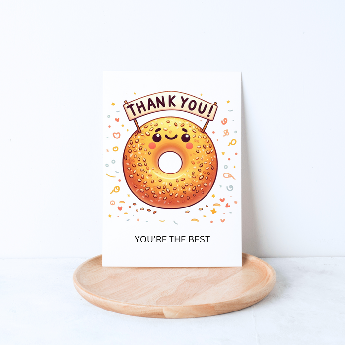 Bread Pun Greeting Card by Summit Sourdough - Thank You You're the Best | Blank Inside